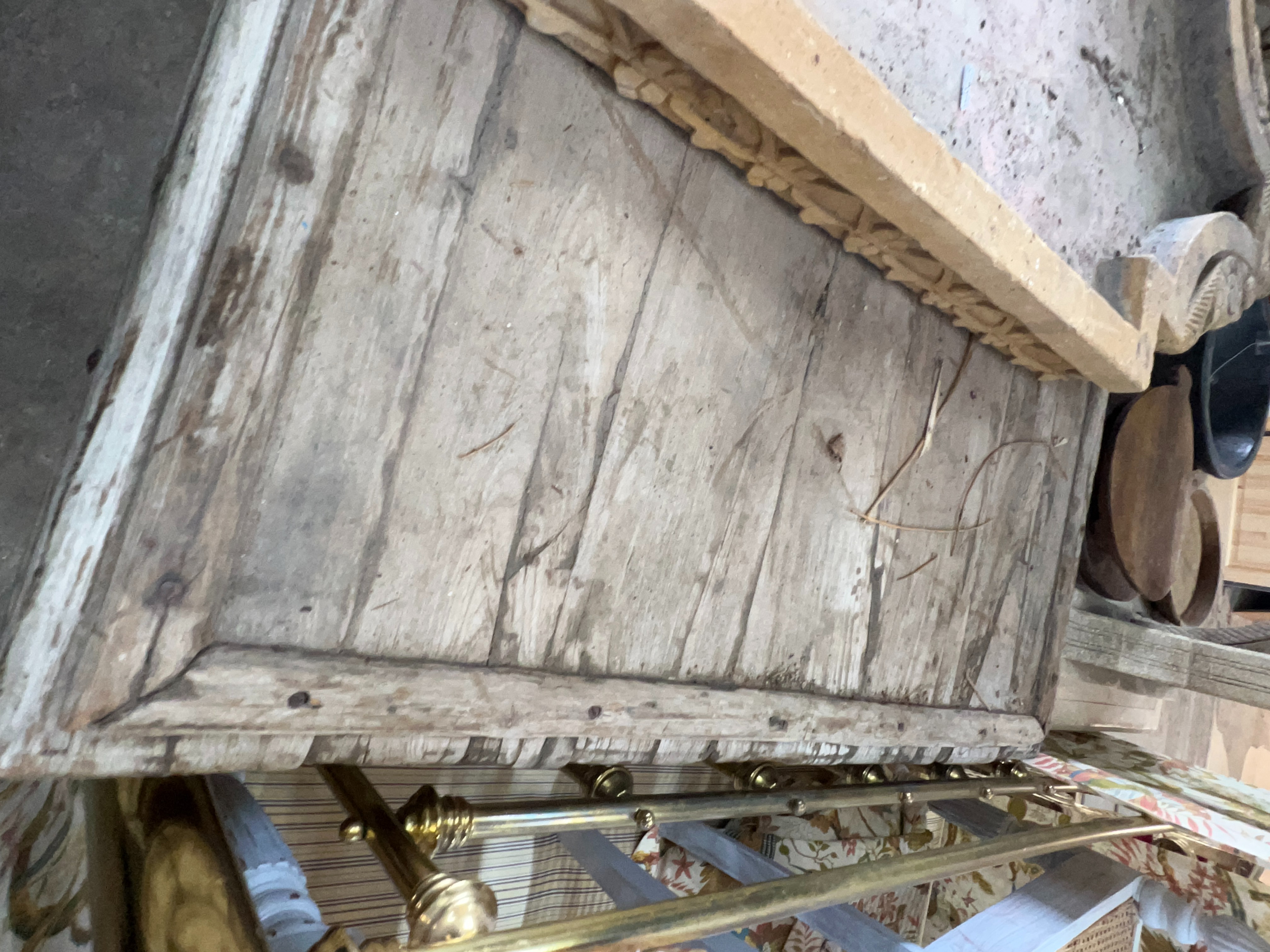 An Indonesian bleached hardwood serving table, length 180cm, depth 96cm, height 87cm